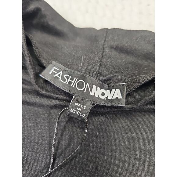 Fashion Nova Bodysuit Womens 3X Ditch Your Bra Mock Neck - Picture 4 of 8